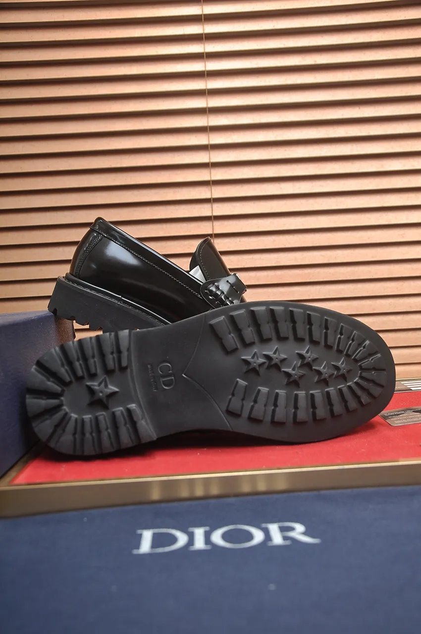 Men's shoes 💰680💶[Dior] (water-dyed cowhide lining) Dior original 1:1 high-quality factory, imported original materials, imported raw cowhide, water-dyed cowhide lining, original TPU outsole, code number: 39-44 (38.45 custom-made)